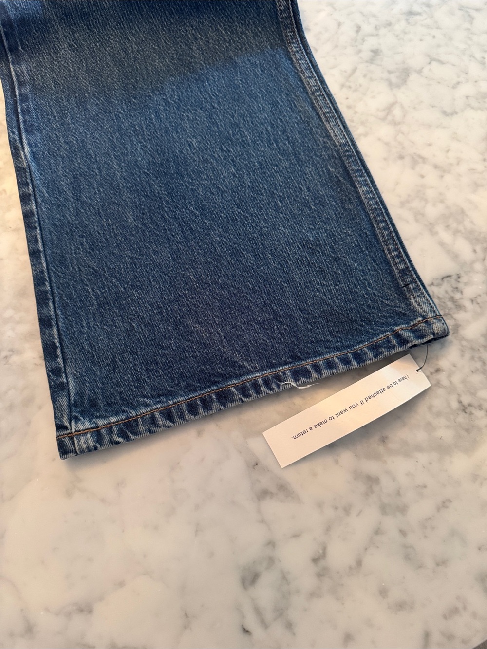BNNW Reformation Alyssa Stretch High-Rise Wide-Leg Long Jeans. Limited Edition. - Picture 8 of 11